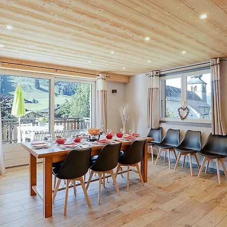 Chalet Les 4 Saisons - Ski, Parking Et Jardin Abondance Exterior foto