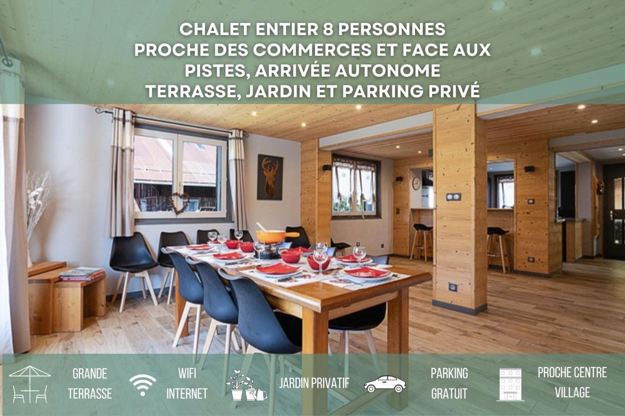 Les 4 Saisons - Ski, Parking Et Jardin